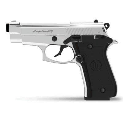 Non-gun 9mm R84FS Semi Automatic Chrome Pistol
