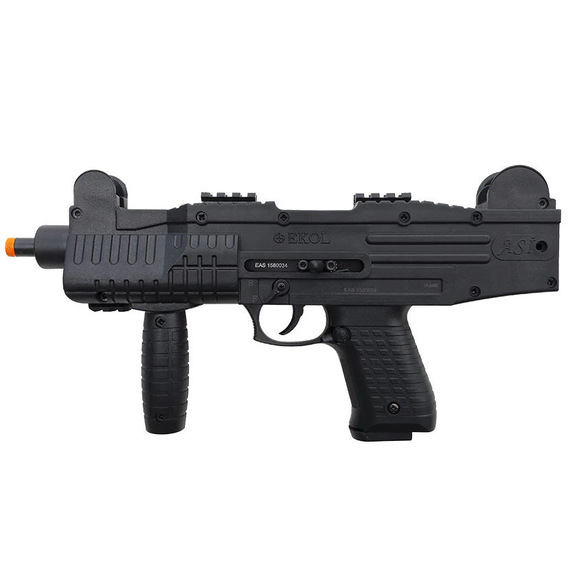 Militia Asi Full-Auto 9mm Blank Non-Gun Prop Uzi (Black) 4