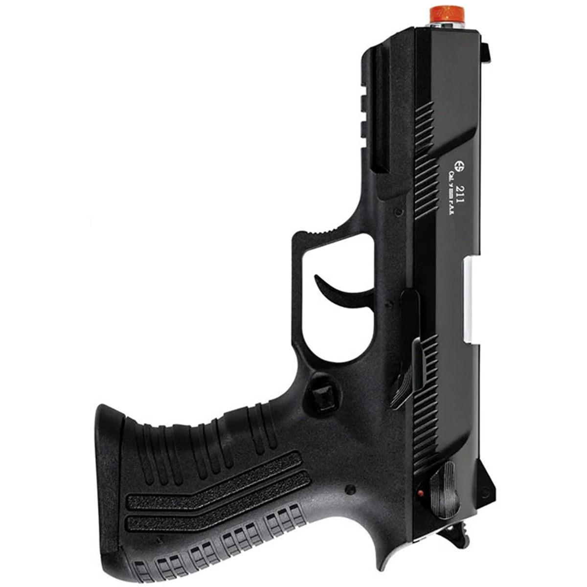 Militia Model 211 Semi-Auto 9mm Blank Non-Gun Prop Pistol (Black) 2