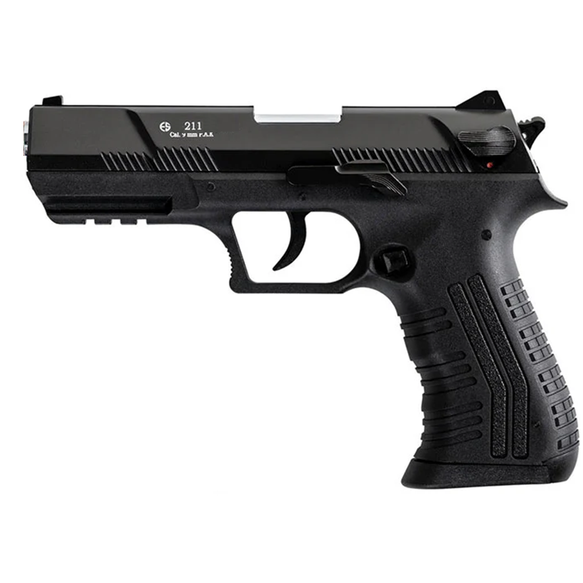 Militia Model 211 Semi-Auto 9mm Blank Non-Gun Prop Pistol (Black) 3