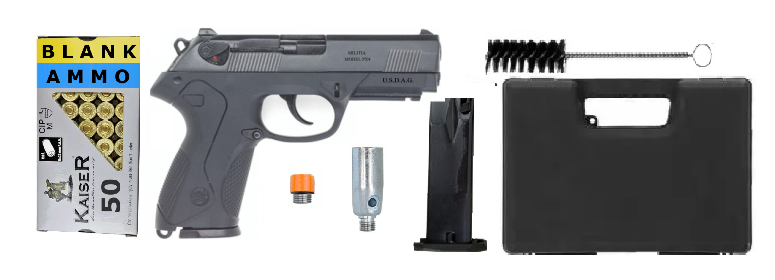 Militia Model PX4 Semi-Auto Tp[ Firing 9mm Blank Non-Gun Pistol Prop Ammo