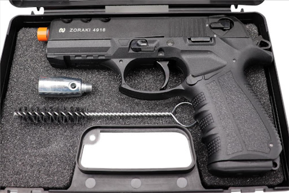Non-gun Ebay Zoraki 4918 Semi Automatic Front Firing 9mm Blank & Flare Gun w case