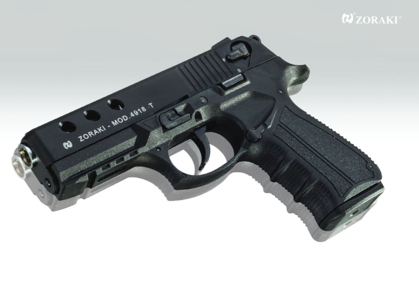 Non-gun Ebay Zoraki 4918 Semi Automatic Front Firing 9mm Blank & Flare Gun