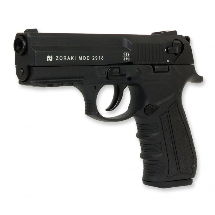 Non-gun Zoraki 2918 Semi Automatic Front Firing 9mm Blank & Flare Gun Ebay