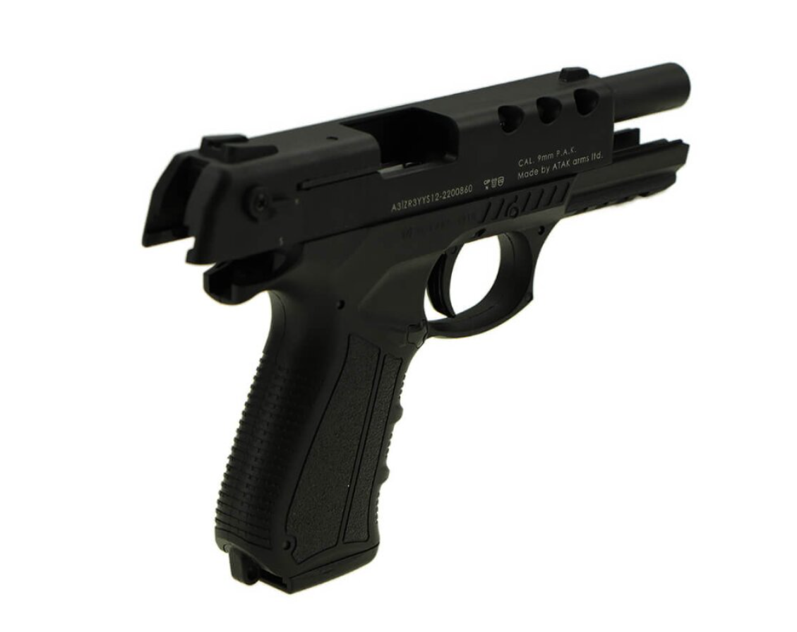 Screenshot Non-gun Zoraki 4918 Semi Automatic Front Firing 9mm Blank & Flare Gun