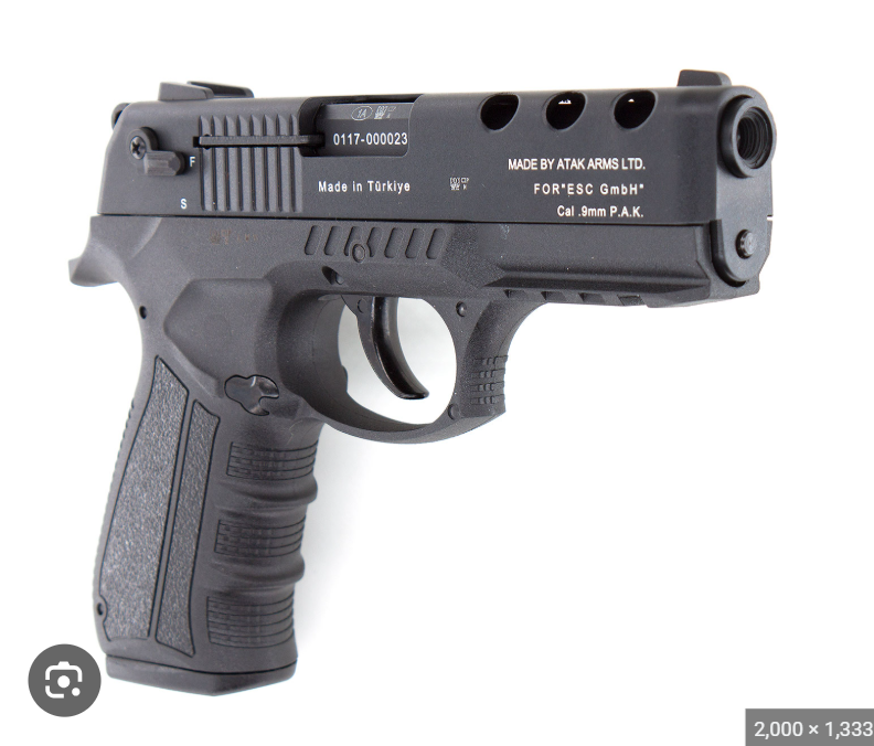 Non-gun Ebay Zoraki 4918 Semi Automatic Front Firing 9mm Blank & Flare Gun