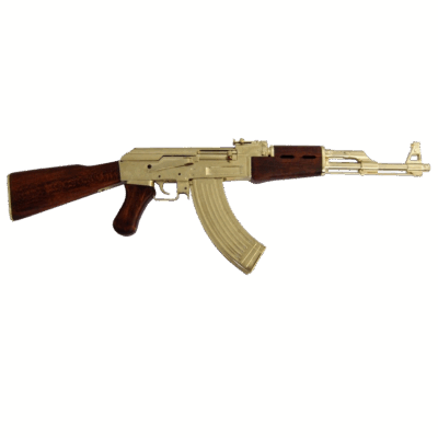 Non-Gun Replica AK47 assault rifle Russia 1947 (Gold)